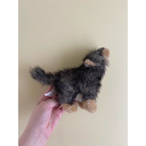 Small Mini Realistic Wolf Plush Stuffed Animal Howling Wolf Plush - Picture 5 of 6